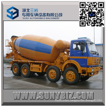 12 Wheeler North Benz 10000 Litre Concrete Mixer Truck